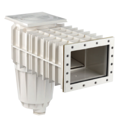 Skimmer bocca stetta + prolunga per prefabbricate e c.a con membrana in PVC