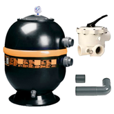 Filtro a sabbia completo in vetroresina da 15 mc/h