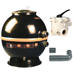 Filtro a sabbia completo in vetroresina da 22 mc/h