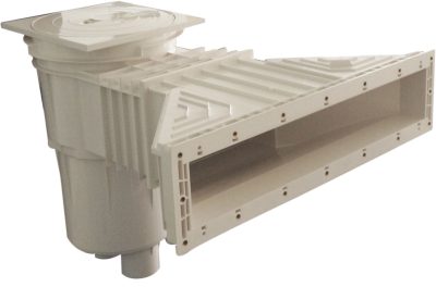 Skimmer sfioratore per c.a verniciato, piastrellato o membrana in PVC