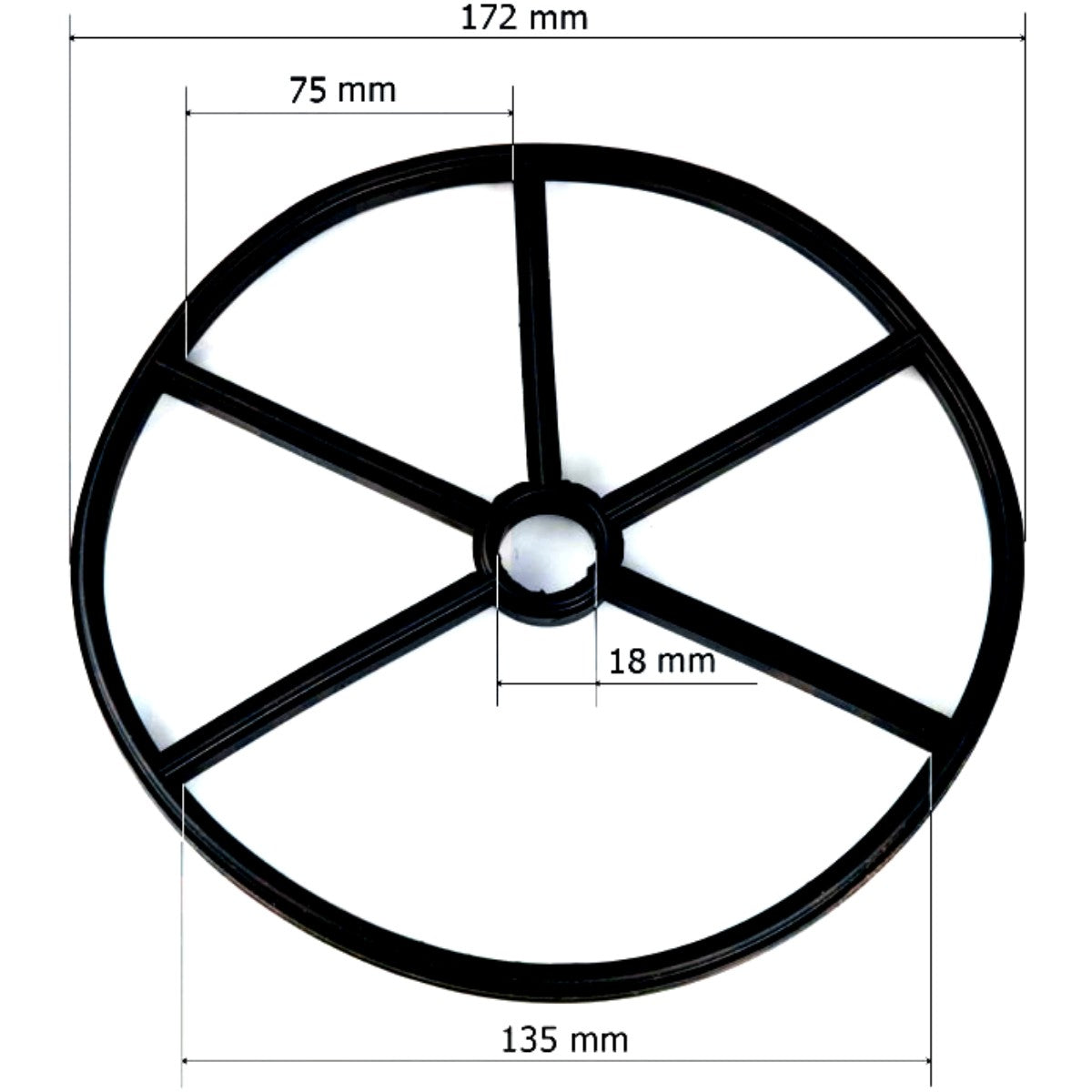 Guarnizione a raggio per valvola Praher da 2” Pool’s